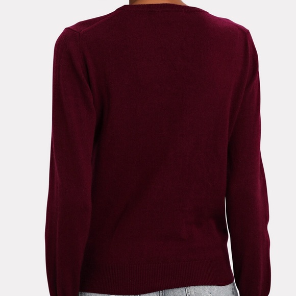 NWT Lingua Franca Till The Break Cashmere Crewneck Sweater - Picture 3 of 7